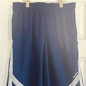 Reebok Navy Blue Athletic Shorts